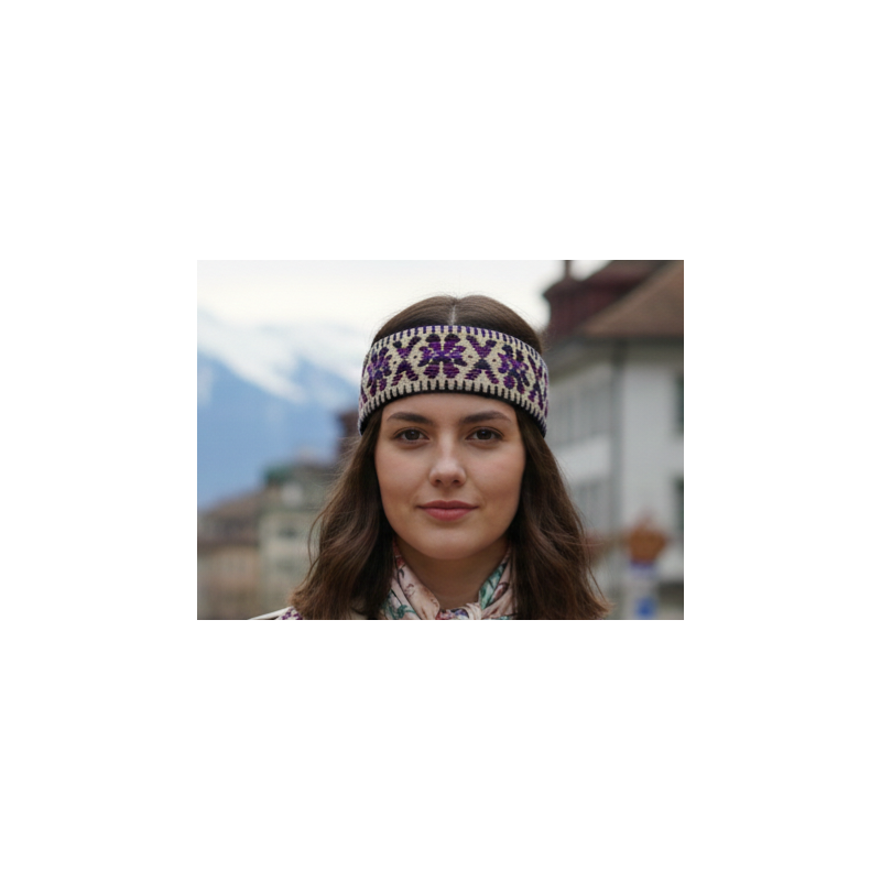 Handcrafted embroidered headband 3