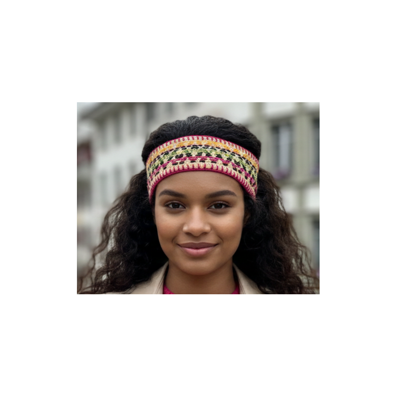 Diadema artesanal bordada 4