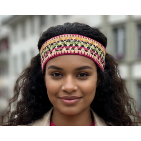 Handcrafted embroidered headband 4