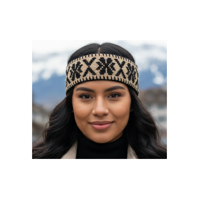 Handcrafted embroidered headband 6