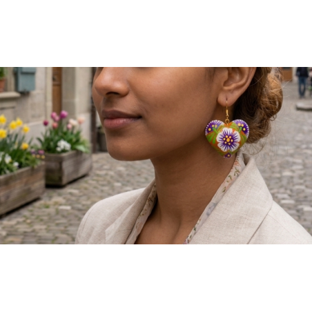 Aretes de Madera de Copal 2
