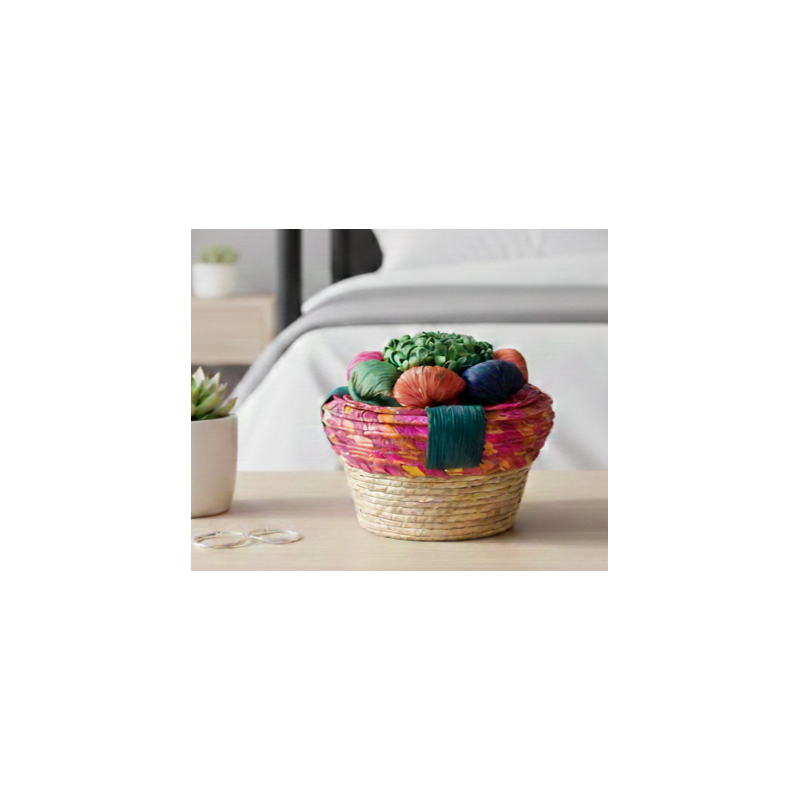 Woven palm jewelry box 2