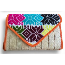 Palm wallet with fabric 2