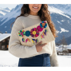 Grosse Palmblatt-Clutch 2