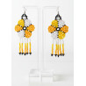 Medium beaded earrings