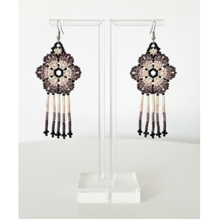 Medium beaded earrings 7