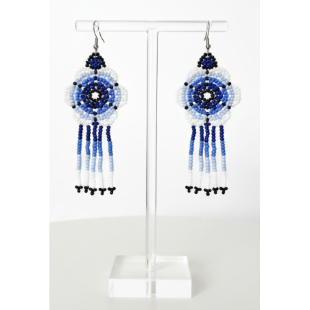 Aretes de Chaquira medianos 8