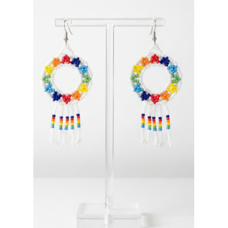 Aretes de Chaquira medianos 13