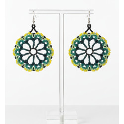 Gross Perlenohrringen