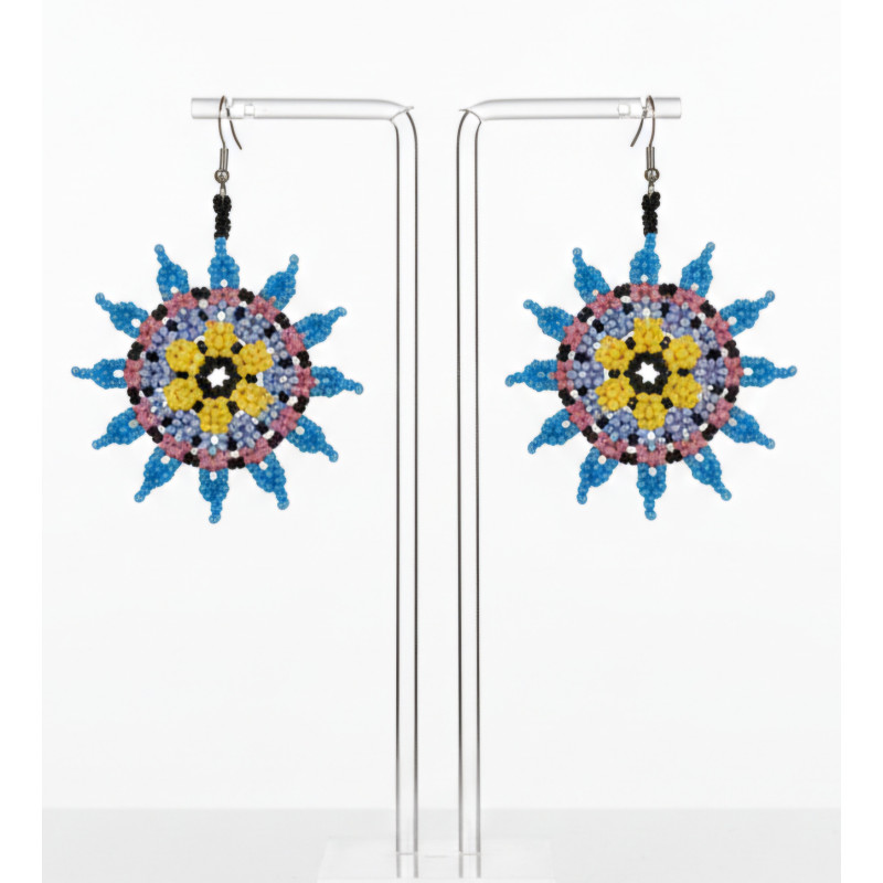 Aretes de Chaquira grandes 2