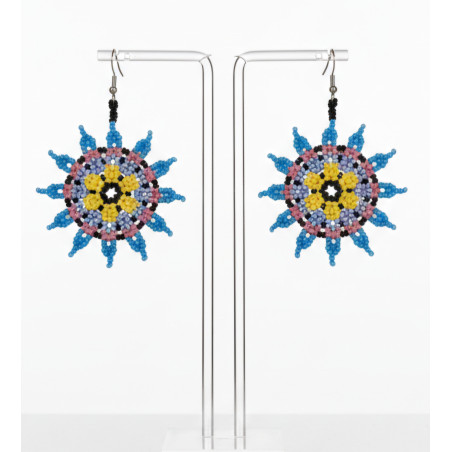 Aretes de Chaquira grandes 2