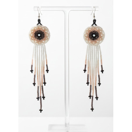 Large beaded earrings 3