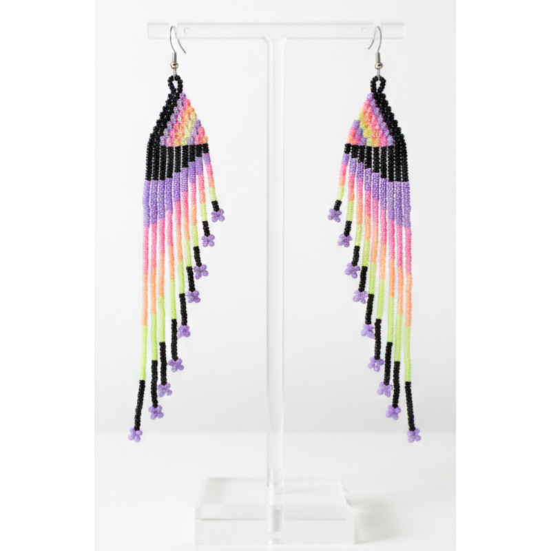 Large beaded earrings 5