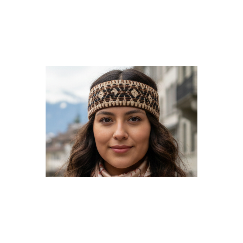 Diadema artesanal bordada 2